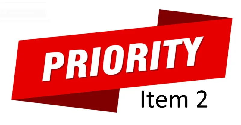 Item with priority filter 2